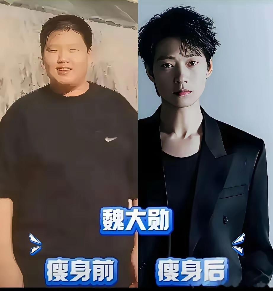 以前是“土肥圆”，现在是“撕漫男”！男明星狠起来是真的能改头换面啊……果然胖子都