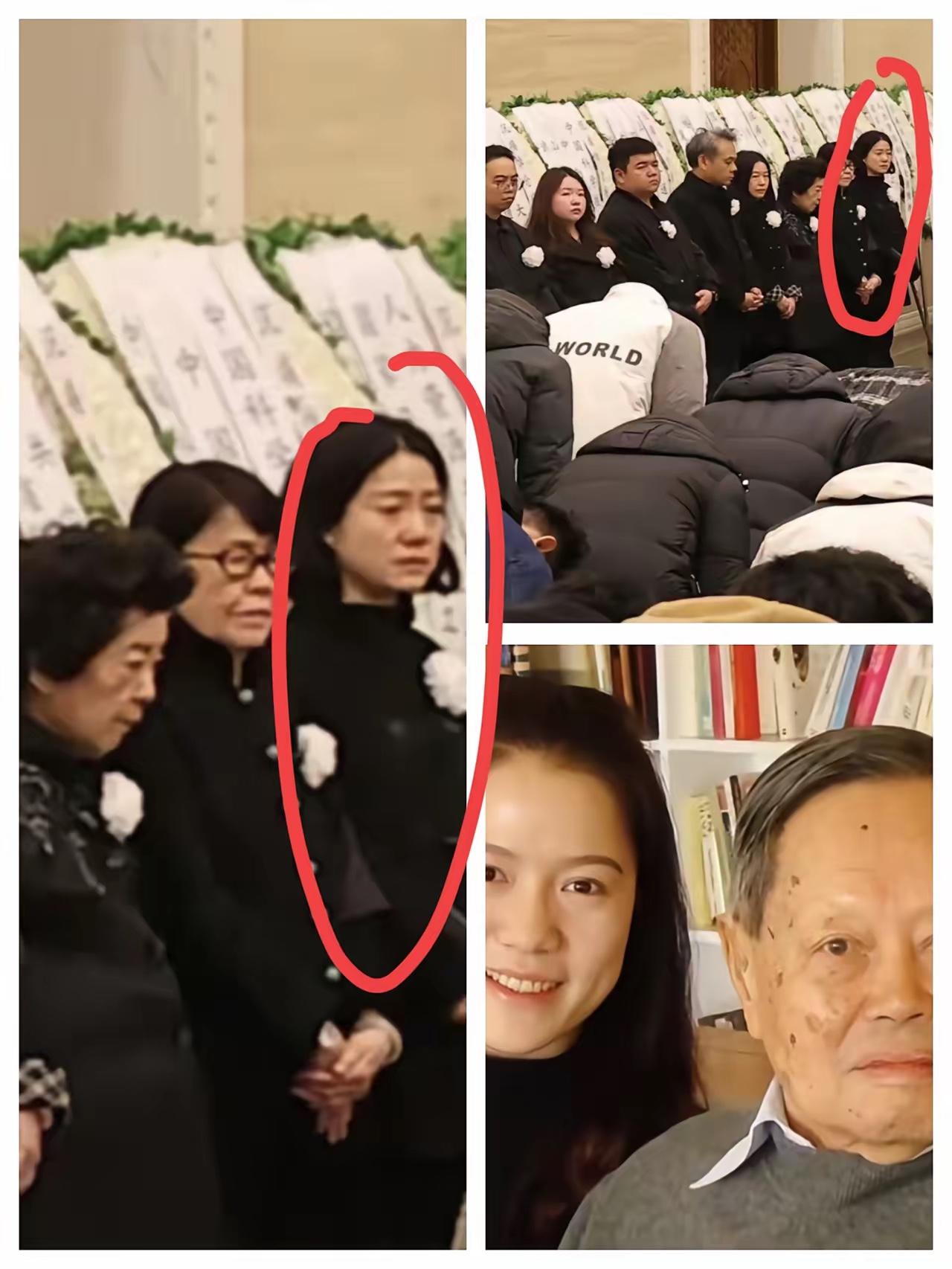 我奶奶看杨振宁先生追悼会时说，翁帆值不值得被认可，看她站的位置就懂了当年翁帆