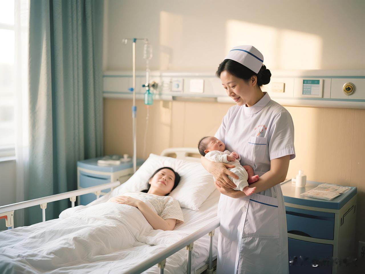 昨儿12：21时，闺女生了，看到小外孙，我高兴得不行。可一听护理阿姨说六小时不给