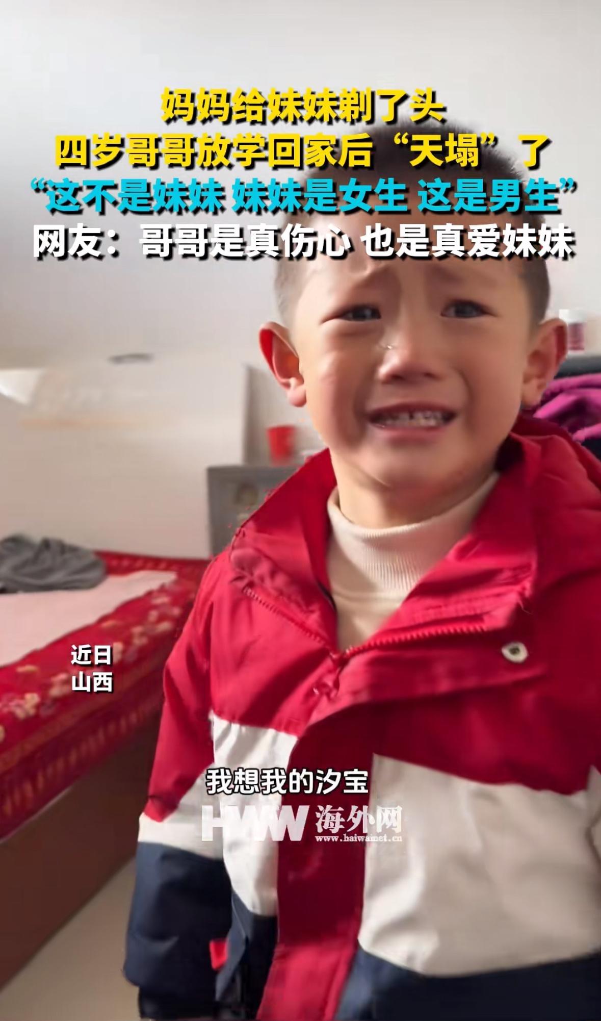 “妈妈,妹妹呢?妹妹怎么不见了!”四岁的小宇背着书包冲进家门,书包还没放下就急得