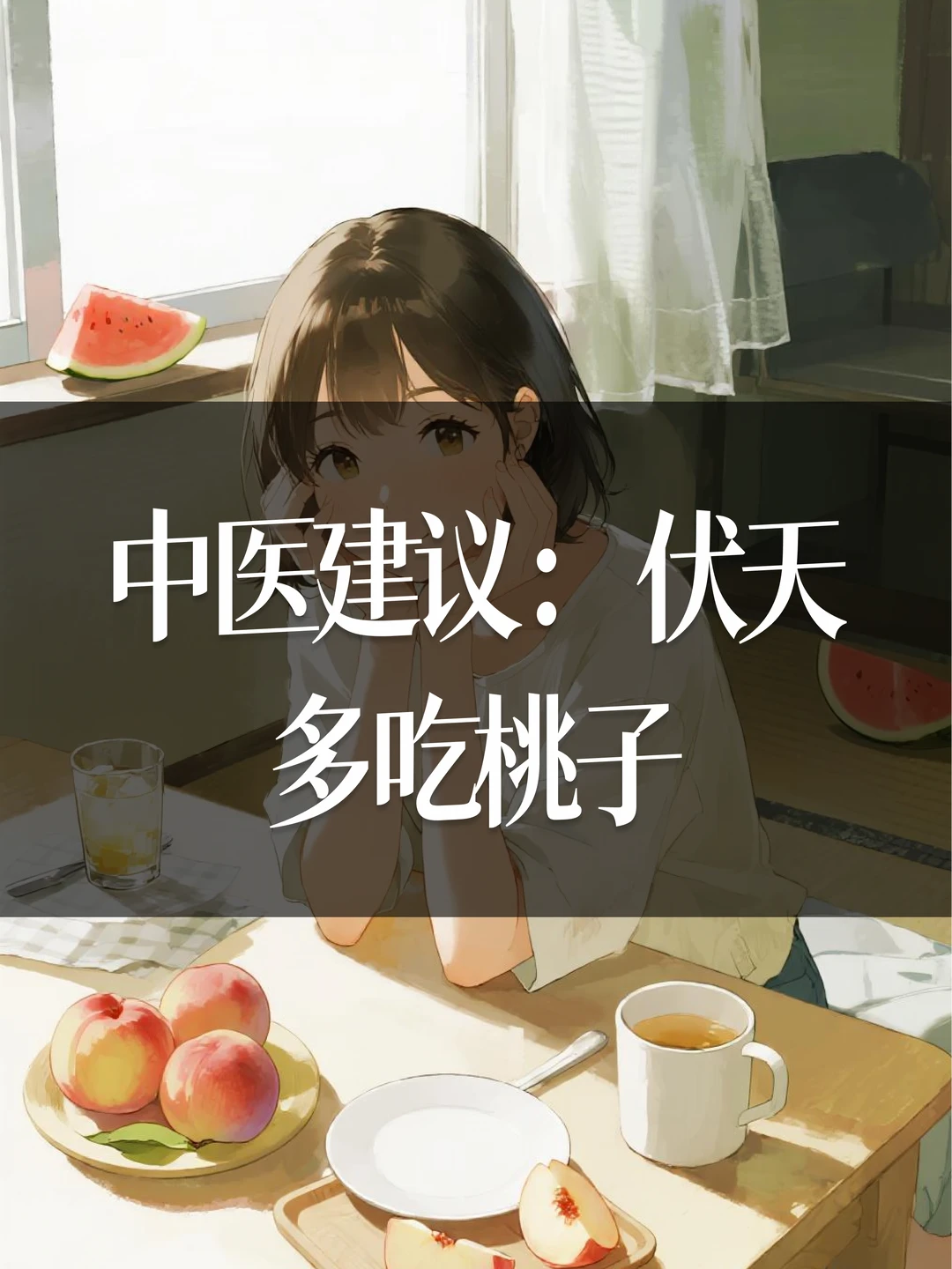 中医建议：伏天多吃桃子