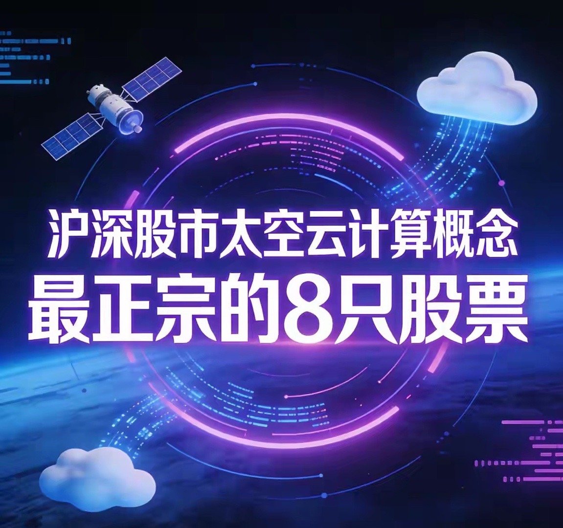 沪深股市太空云计算概念最正宗的8只股票1.中国卫通(601698)股价：38.