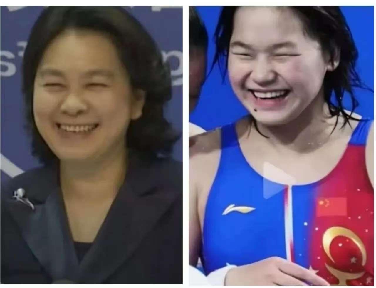 全红婵一跳封神，笑得更出圈！伤愈复出第一战，动作稳得像开了挂，水花比纸还薄！