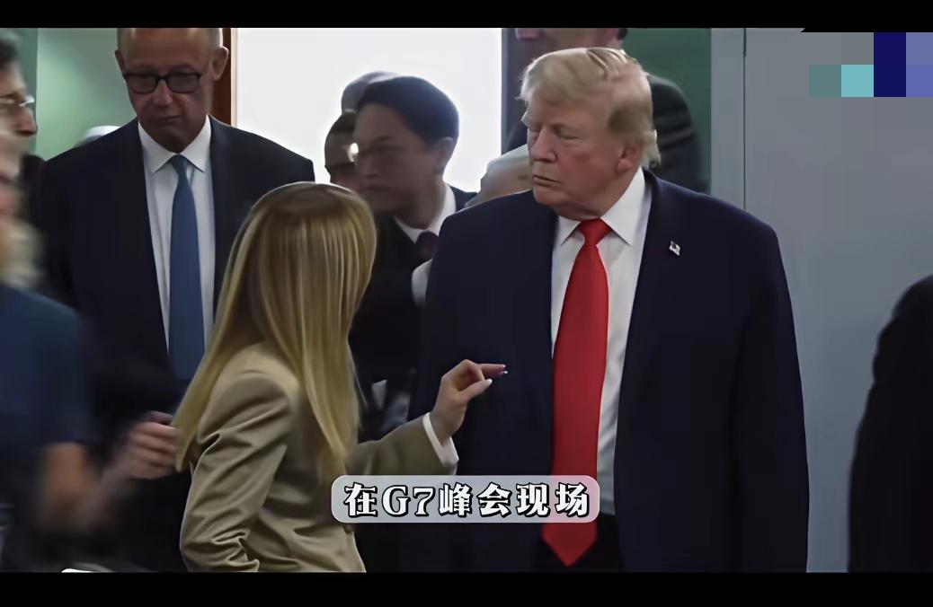 实话实说。打口水战梅洛尼不是特朗普的对手。首先，梅洛尼缺少德国前总