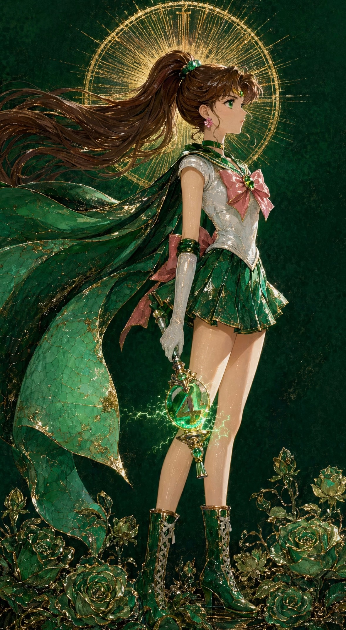 美少女战士神格降临🎀古典珐琅壁画女神动漫仲夏狂欢季盛夏壁纸大放送美少女战士