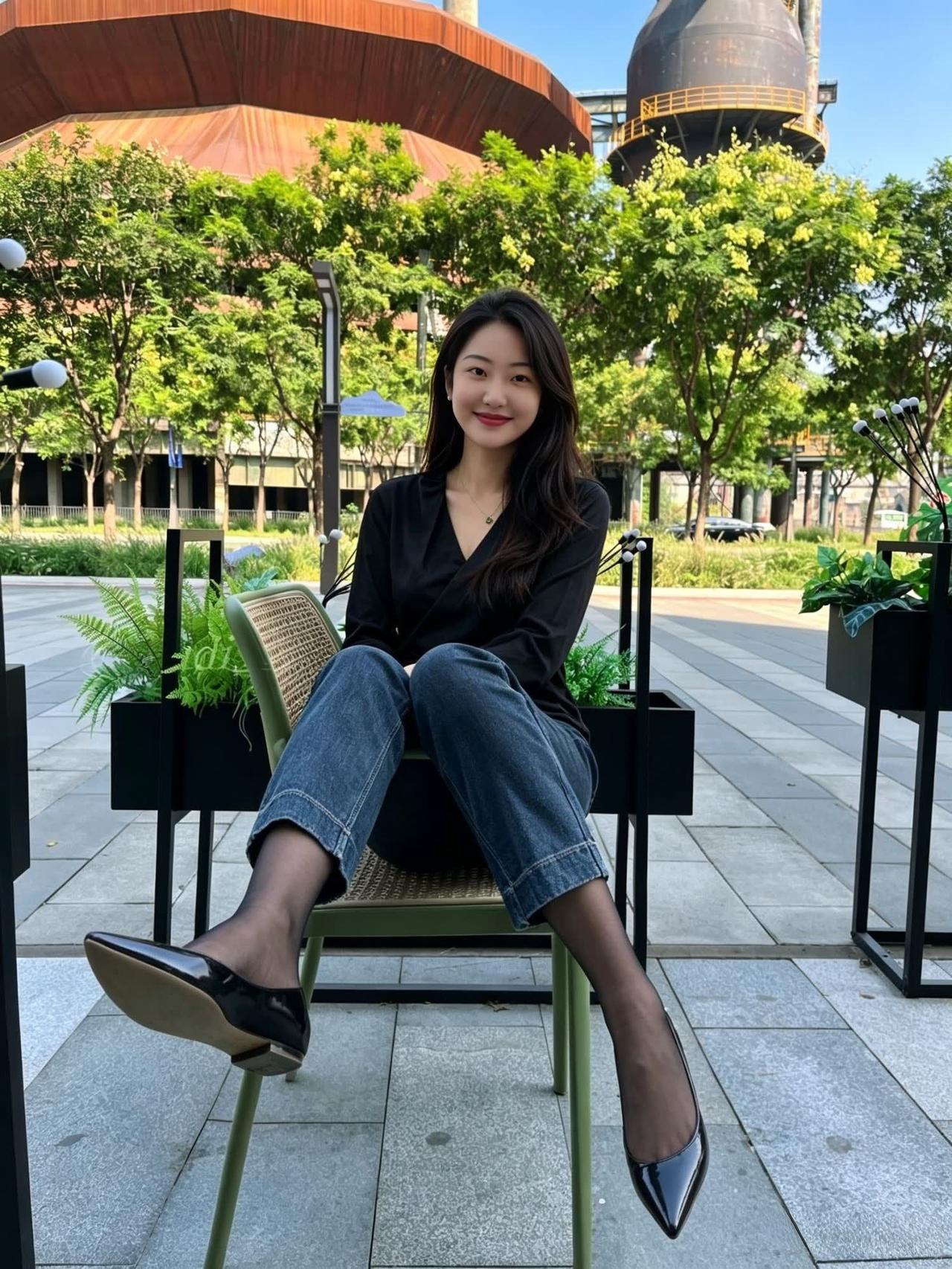 分享我的松弛感穿搭镜头下的松弛感每一步都是对生活的热爱出游吸睛look抖