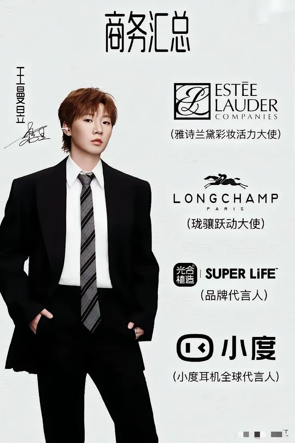 王曼昱长了一张时尚脸看了王曼昱代言的很多海报，说句实在话真的很酷很飒。身高176