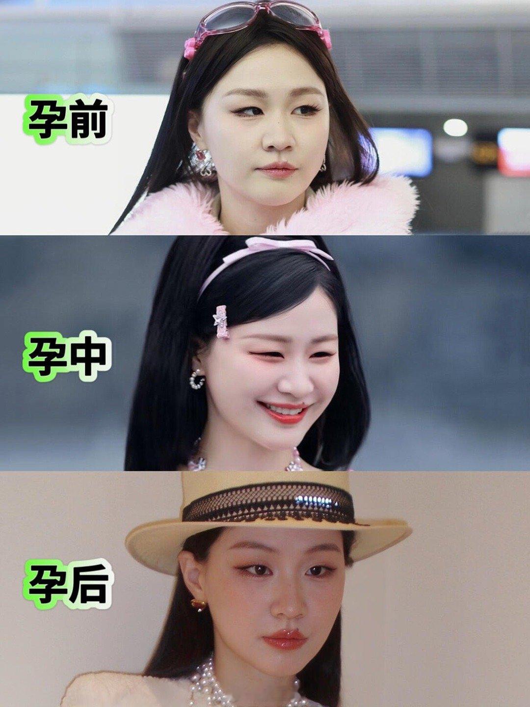 卧靠。。这姐咋做到的？？！金靖生个娃越来越时髦啦！皮fu还白到发光！黄🥔越看越