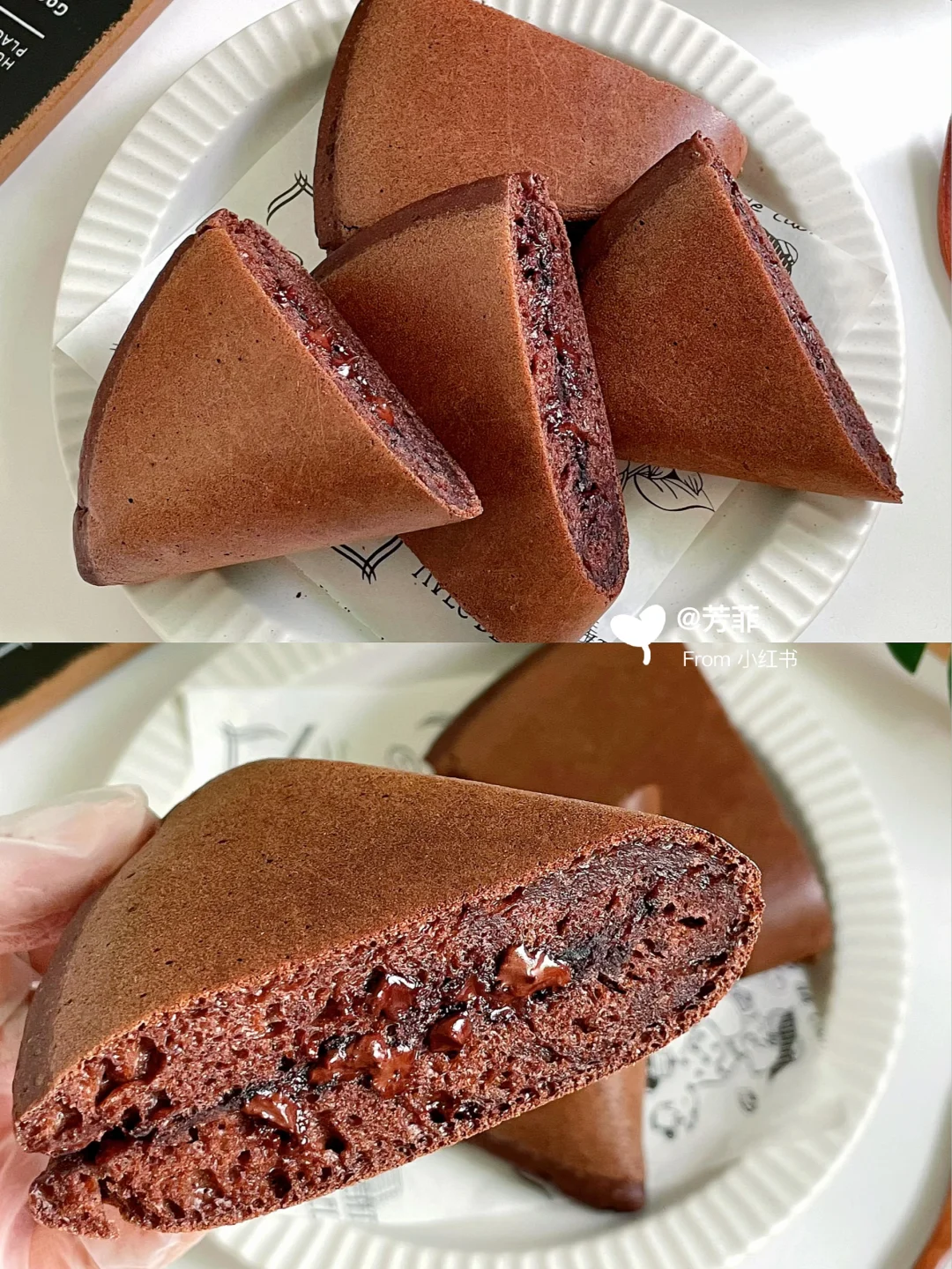 搅一搅就能做❗️可可奥利奥厚松饼，好吃到爆