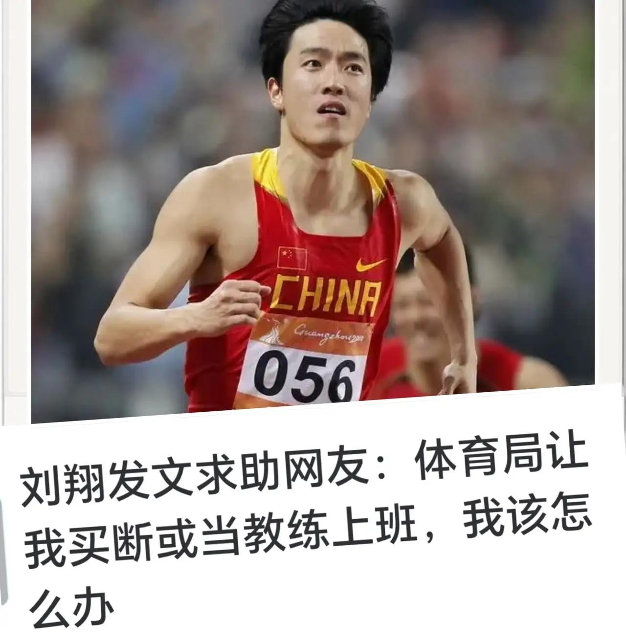 ​刘翔：组织找我谈话了，大家说我是留体制内上班还是买断走人？网友：拿了工资就
