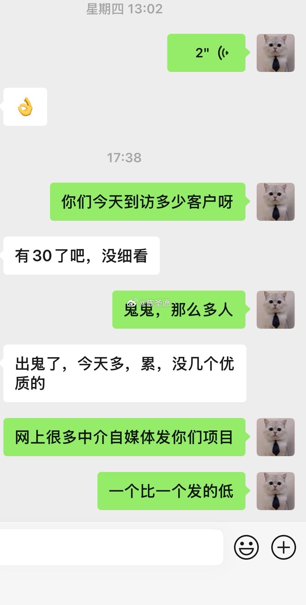 高速一品今天到访30多组，但是多数客户质量不高，核心原因是，现在合肥房产圈子烂透