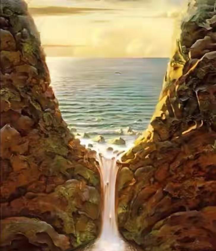 你第一眼看到了什么？看看你目前最缺的是什么？A：流水B：两个人C：酒杯D