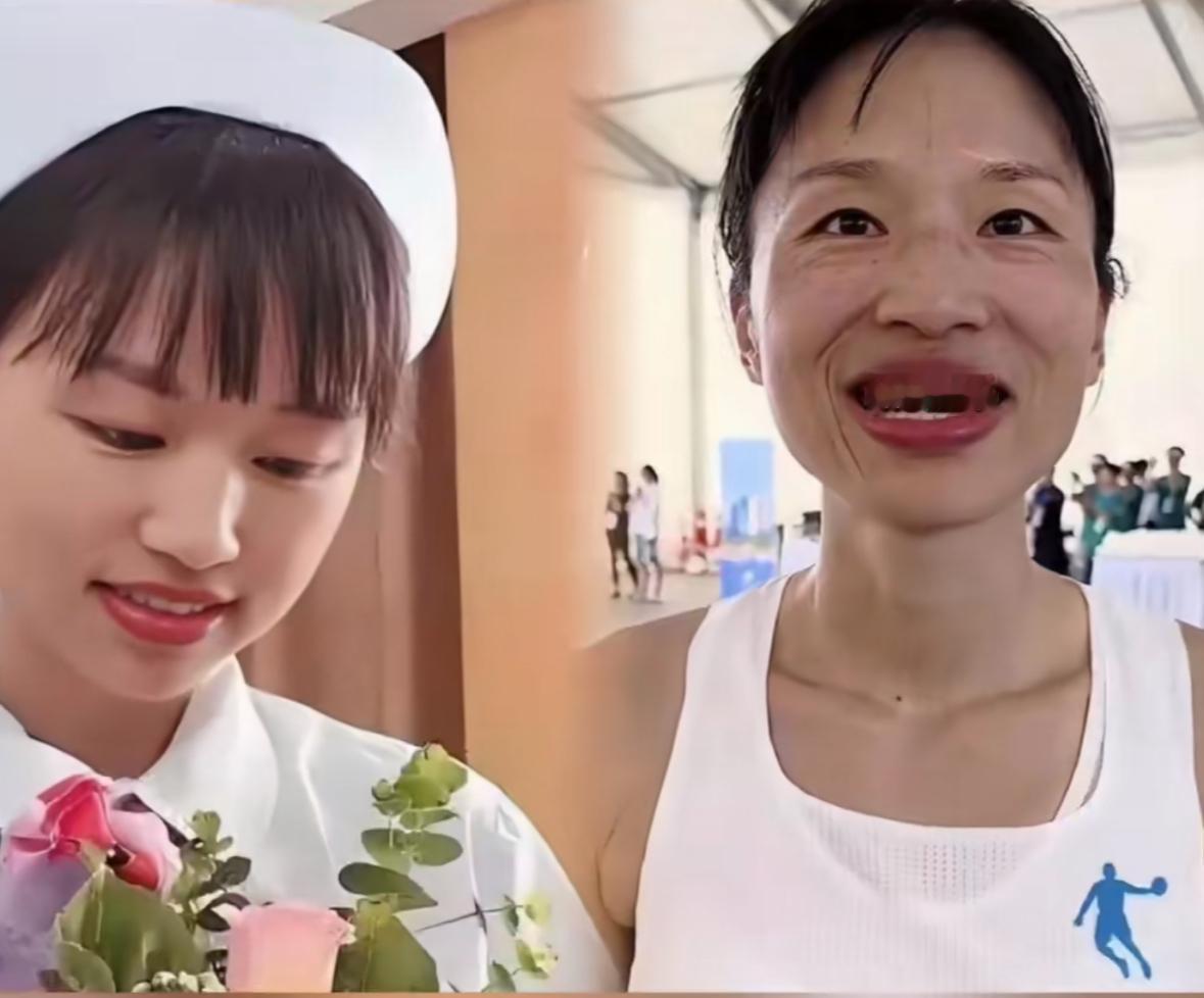 怎么越跑越丑呢张水华几年前拍的护士照，长得还挺好看的呢满脸的胶原蛋白，自从跑哈