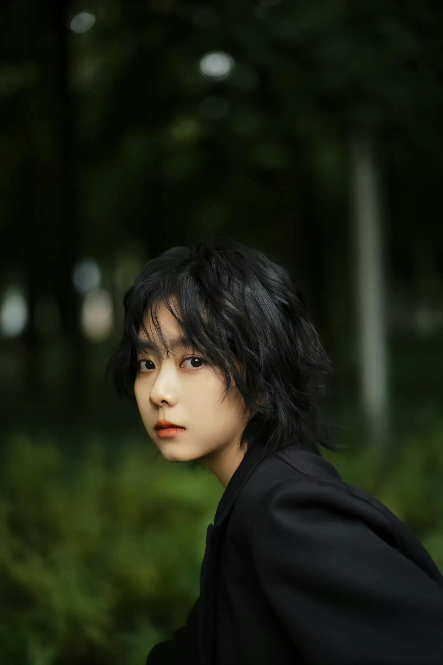 好A的谭松韵短发的谭松韵好帅​​​