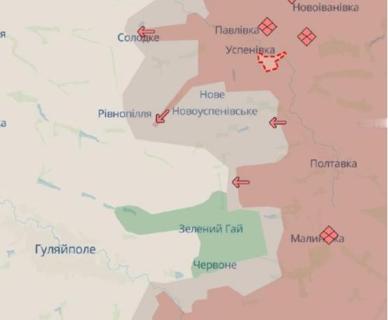 11月11日，乌克兰南部国防军发言人弗拉迪斯拉夫·沃洛申称，在扎波罗热州的古利亚