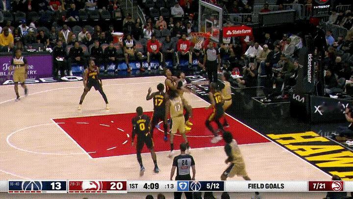 这下科尔被库明加打脸了看出来了科尔好像真是不会用库明加啊…库明加27分创老鹰