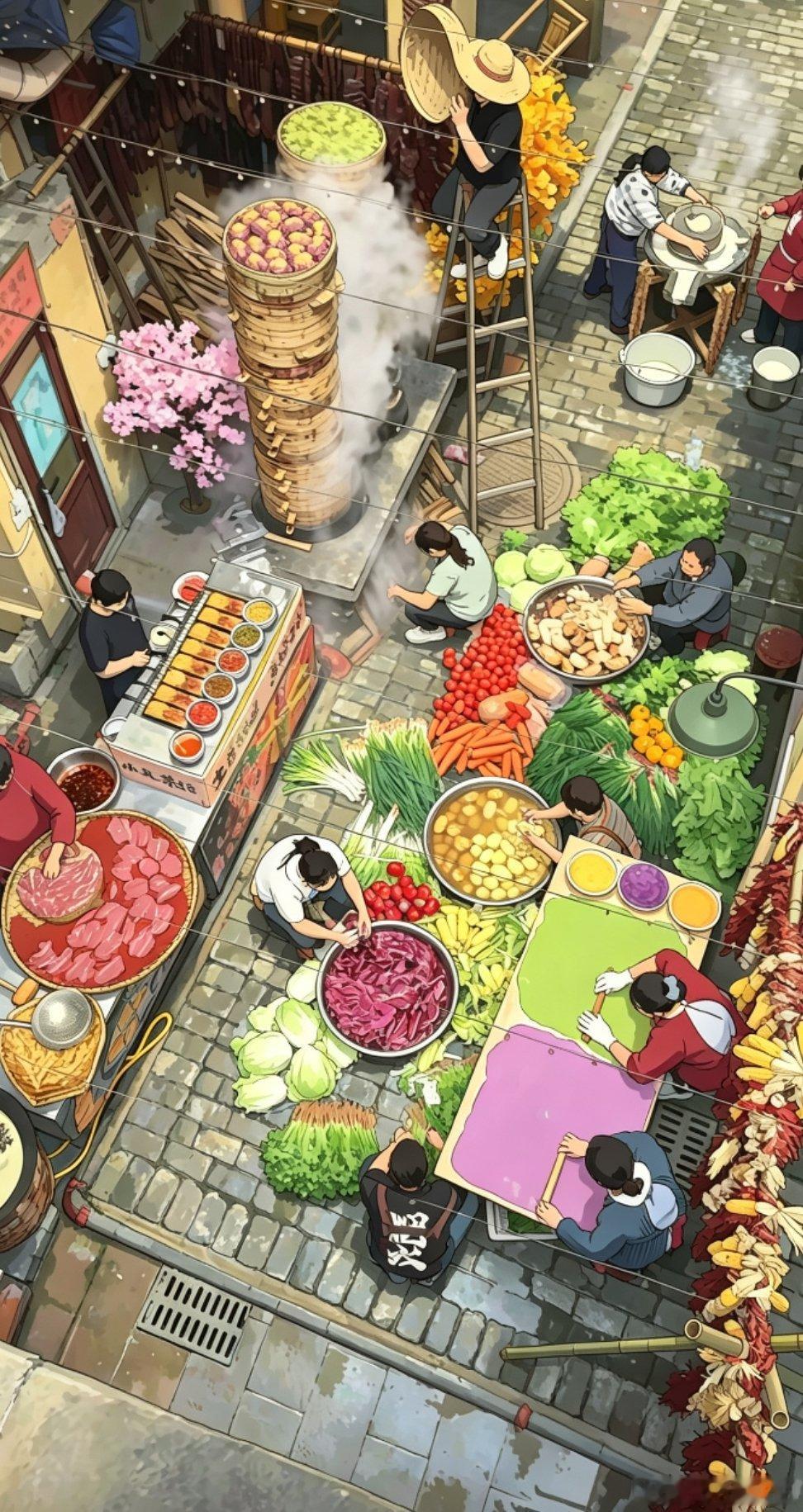 重庆的火锅店已经发展成这样了，这色彩，好看就和动画片似的