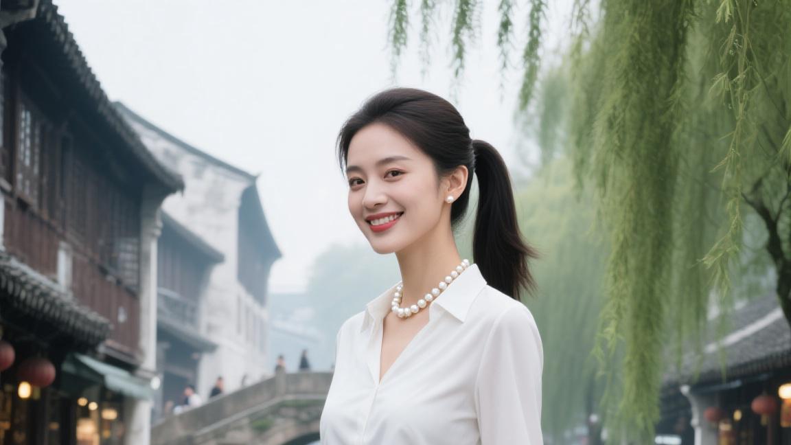 江南古镇晕染都市摩登,既有古韵诗意也有现代烟火。