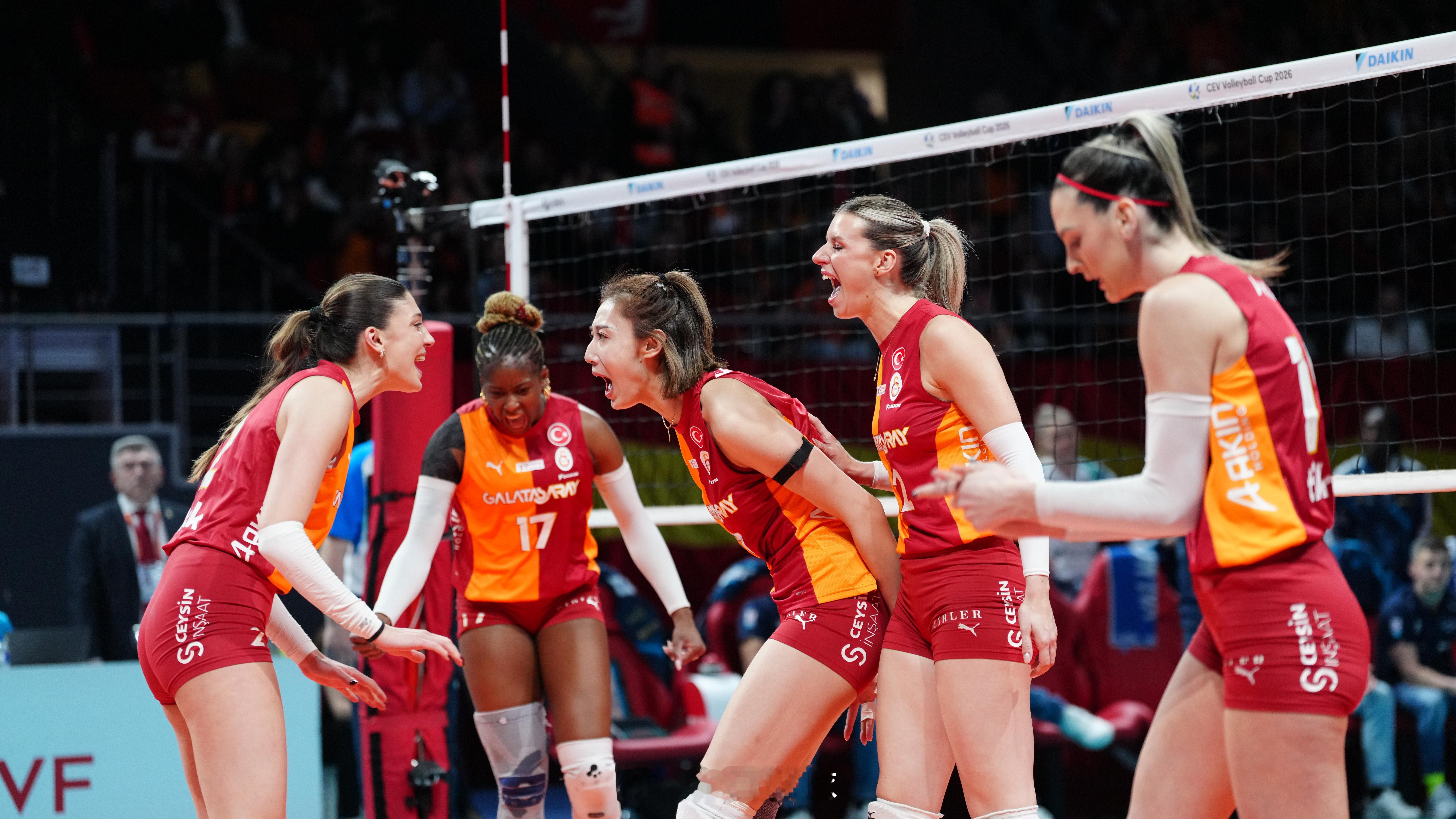 2026女排欧联杯效力加拉塔萨雷的王媛媛共参加10场比赛（34局），拦网得到