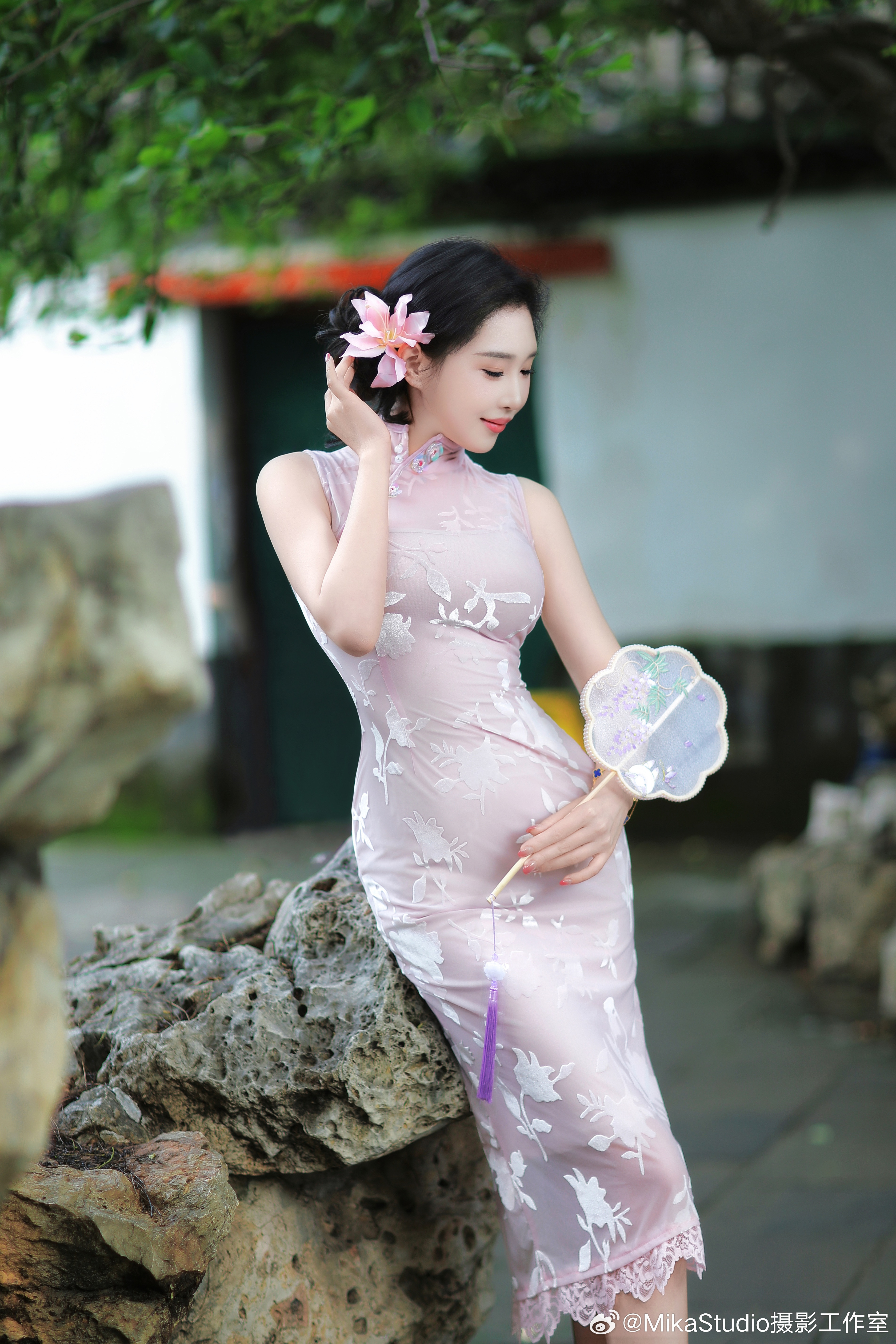 一袭旗袍，一梦芳华上海mikastudio写真少女写真大上海​​​