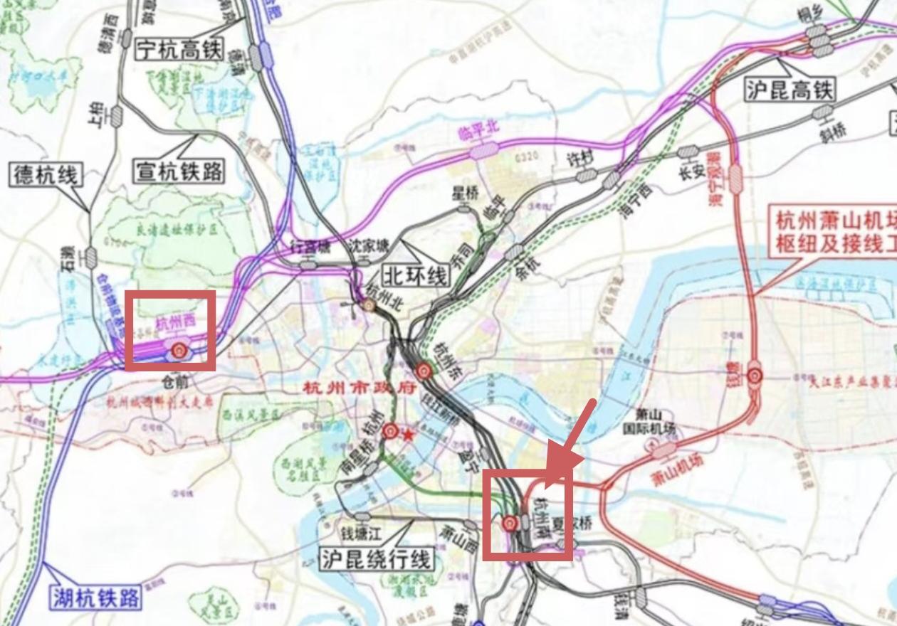 相差一个字，相隔50公里！杭州南站和杭州西站，双节来杭千万别坐错。一个在萧山，一
