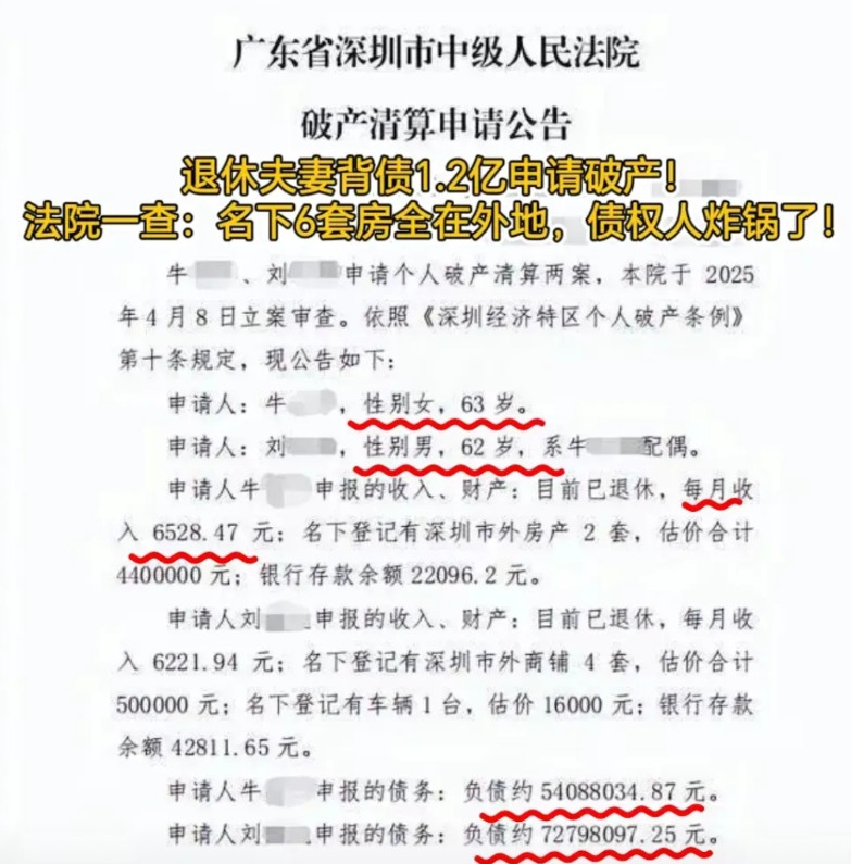 据极目新闻：这事儿简直比电视剧还魔幻——深圳63岁刘老头和62岁牛老太，退休金