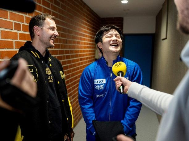 不得不说，波尔是樊振东的贵人！樊振东这次德甲成功转会，他的老大哥波尔肯定作为