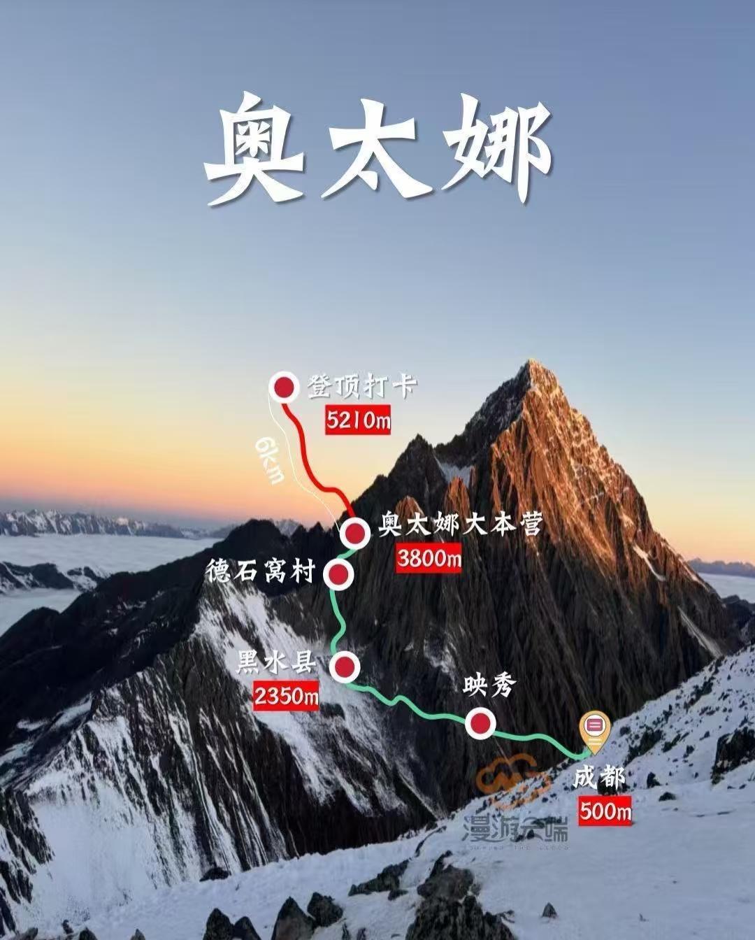 奥太娜徒步指南现在就出发路线概况•地点：四川省阿坝州黑水县德石窝村。•