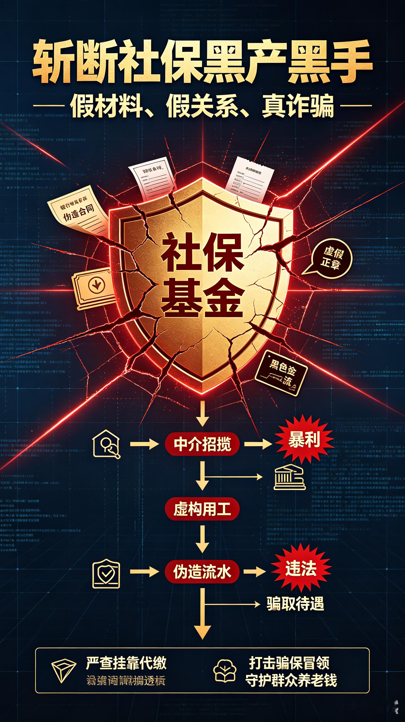 彻底严查！央视曝光社保惊天黑产，很多人还在跟风。央视揪出社保行业暗藏的灰色暴利黑产。不少中介大肆开展