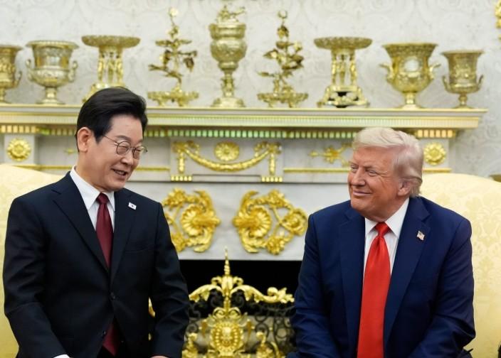 特朗普威胁“撤军”？李在明就坡下驴：我完全赞同，韩国已能自保特朗普拿“撤军