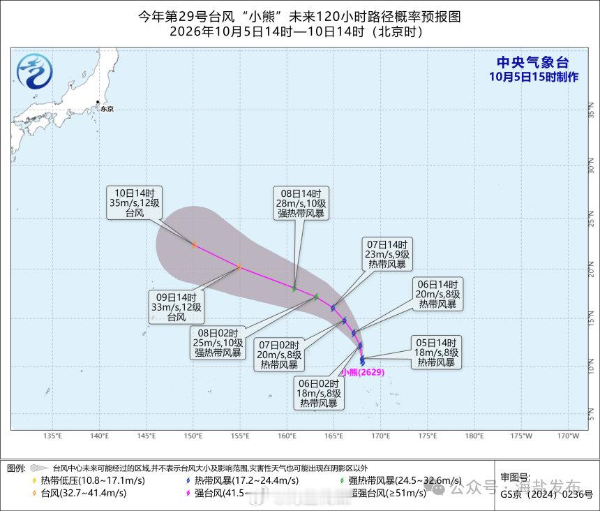 【今年第28号、第29号台风生成，海盐长假后期天气→】海盐人注意！西北太平洋上的台风活动活跃起来了。