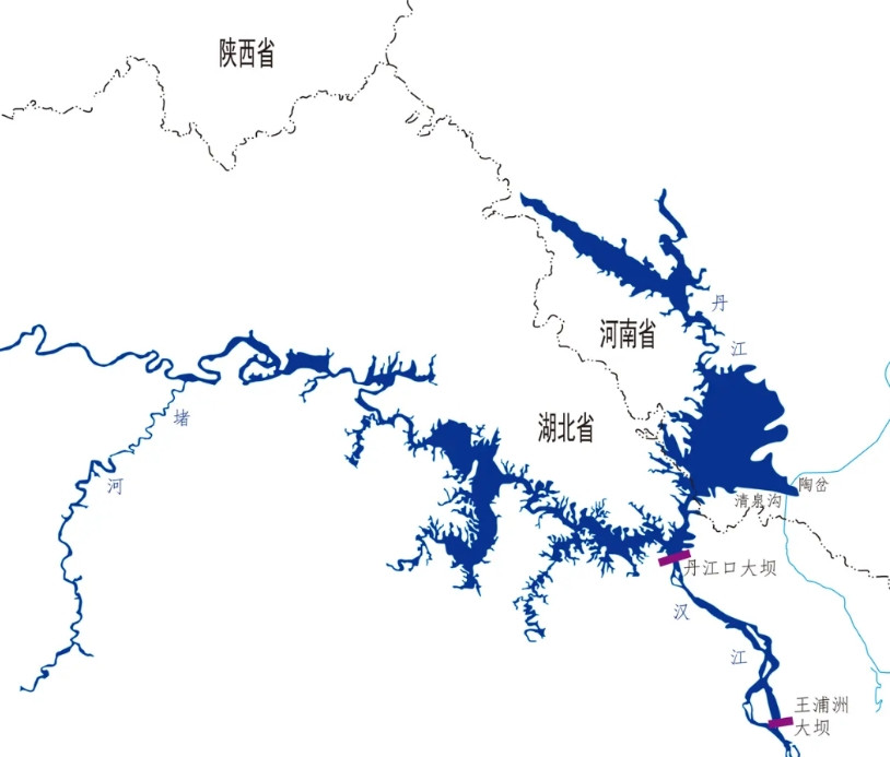 丹江口水库水位达到正常蓄水位170米时，其水域总面积约为1022.75平方公里