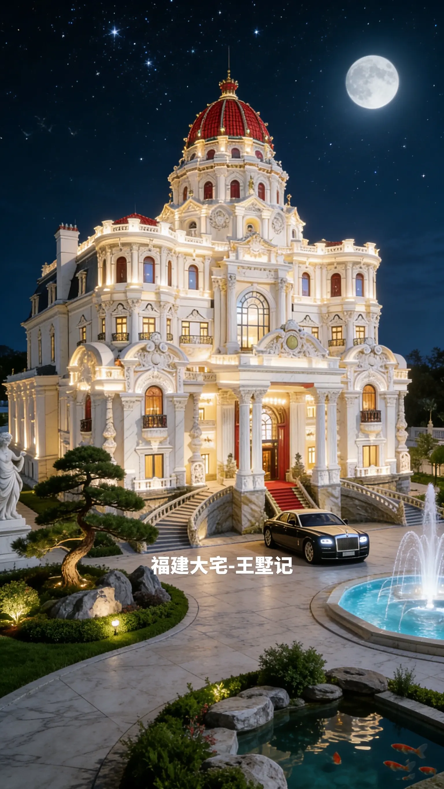 传世大宅。为什么高档别墅外墙都是用的石材干挂？因为石材的质地坚硬，纹理...