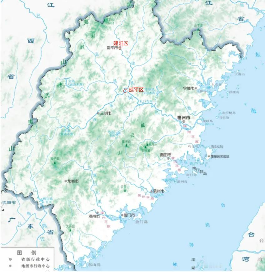福建省南平市的老市区一看就是“聚财”的地形，市政府为什么要从延平区迁到建阳区？原