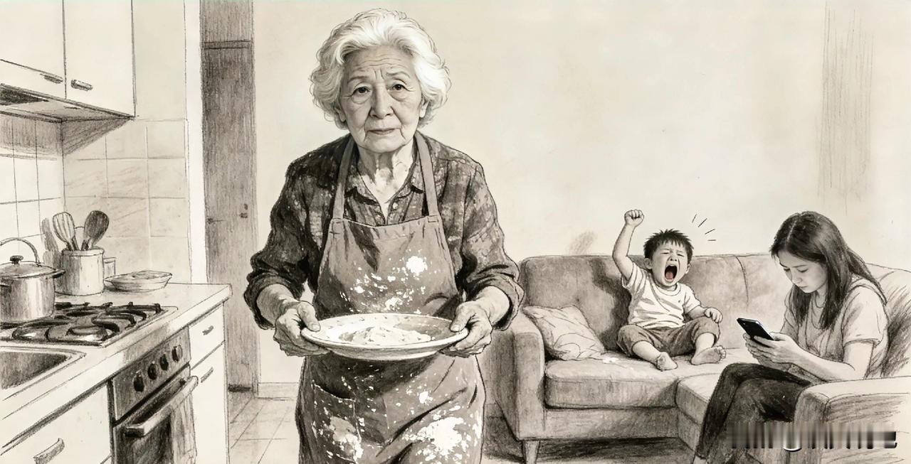  一位退休老人说:“儿女再孝顺，日子再舒心，一旦天天围着孙辈转，包揽所有家务，