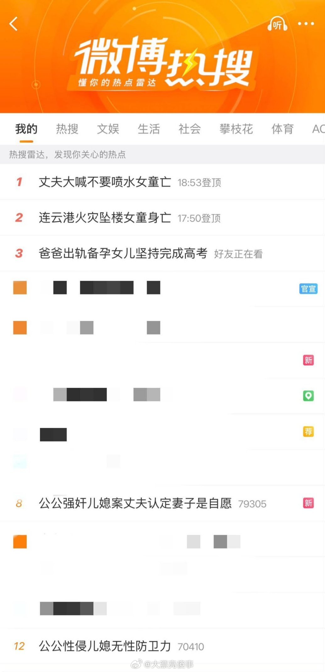 每天看微博热搜也挺不知道说啥的。