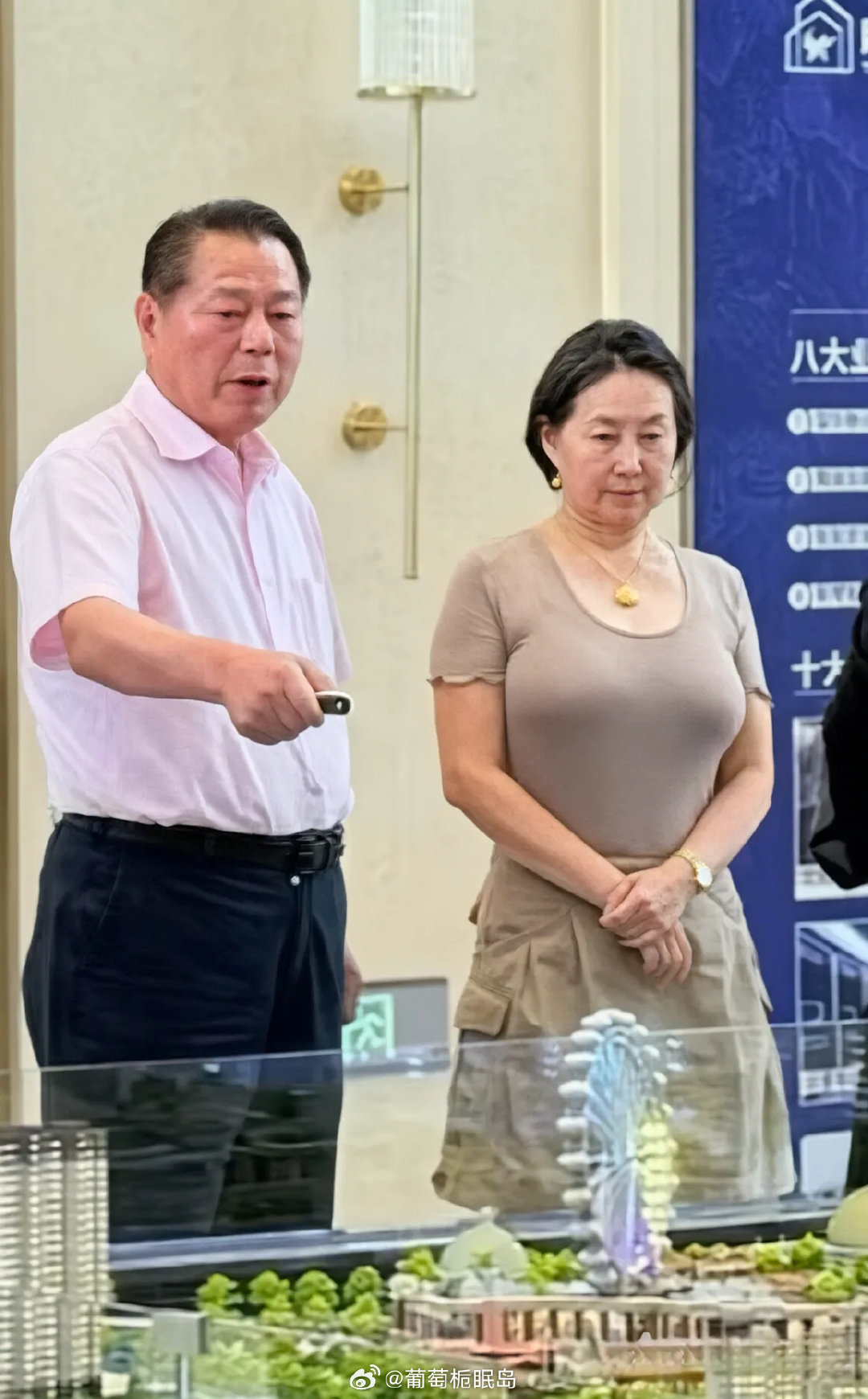 64岁何超琼近日到大陆城市参观，状态依然坚挺​