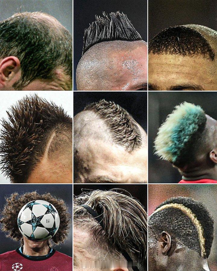 通过发型你能一眼认出几位球员阿森纳著名教授