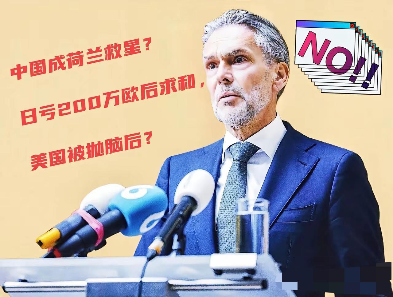荷兰反对美国?日亏200万欧求中国,