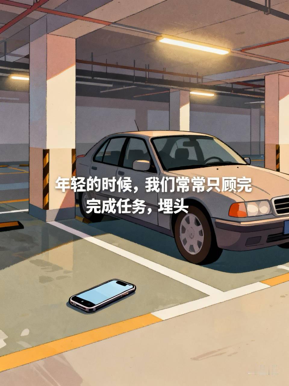 今天在地下车库停车，接到一通推销电话。平时我都会直接挂断，可当时腾不出手，就完整
