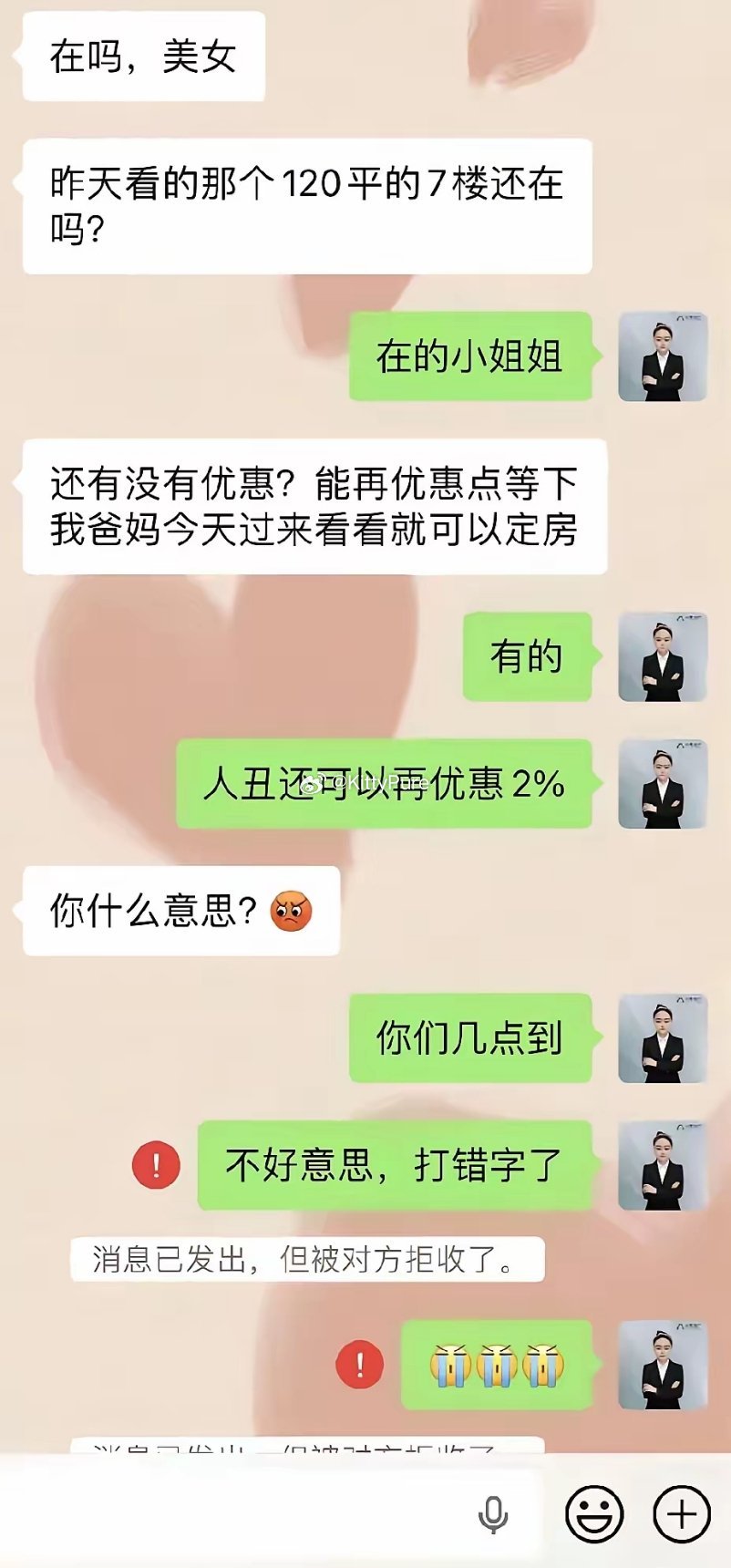 我来找你买房，你竟然说我丑