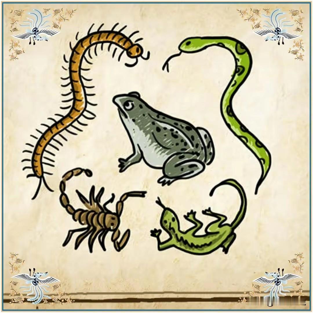 🔥童年阴影联动！这张图的成语你能几秒回答？家人们速来挑战！一只昂首的蜈蚣、吐信