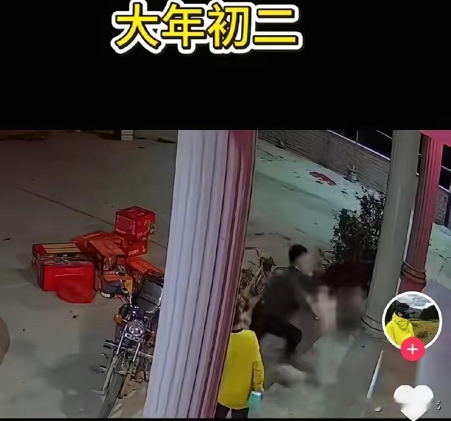 解释不清！年初二，男子和亲朋好友家庭聚餐时，吃完饭后走出去院子，被眼前一幕惊呆了