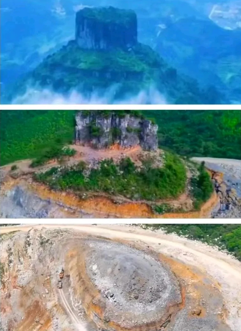 好好的印山，咋挖了呢？是有什么重大项目吗？但是广西的地是不缺的啊，为什么要开