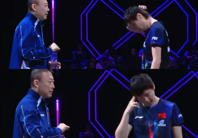 马琳脸色黑如锅底！暂停时一句话道出真相，曼昱这状态谁见过？王曼昱0-3被大藤沙