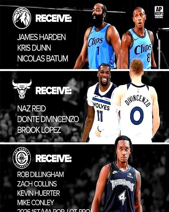 美媒刚爆的快船三方交易方案，直接把球迷看懵了！快船居然要送走当家球星