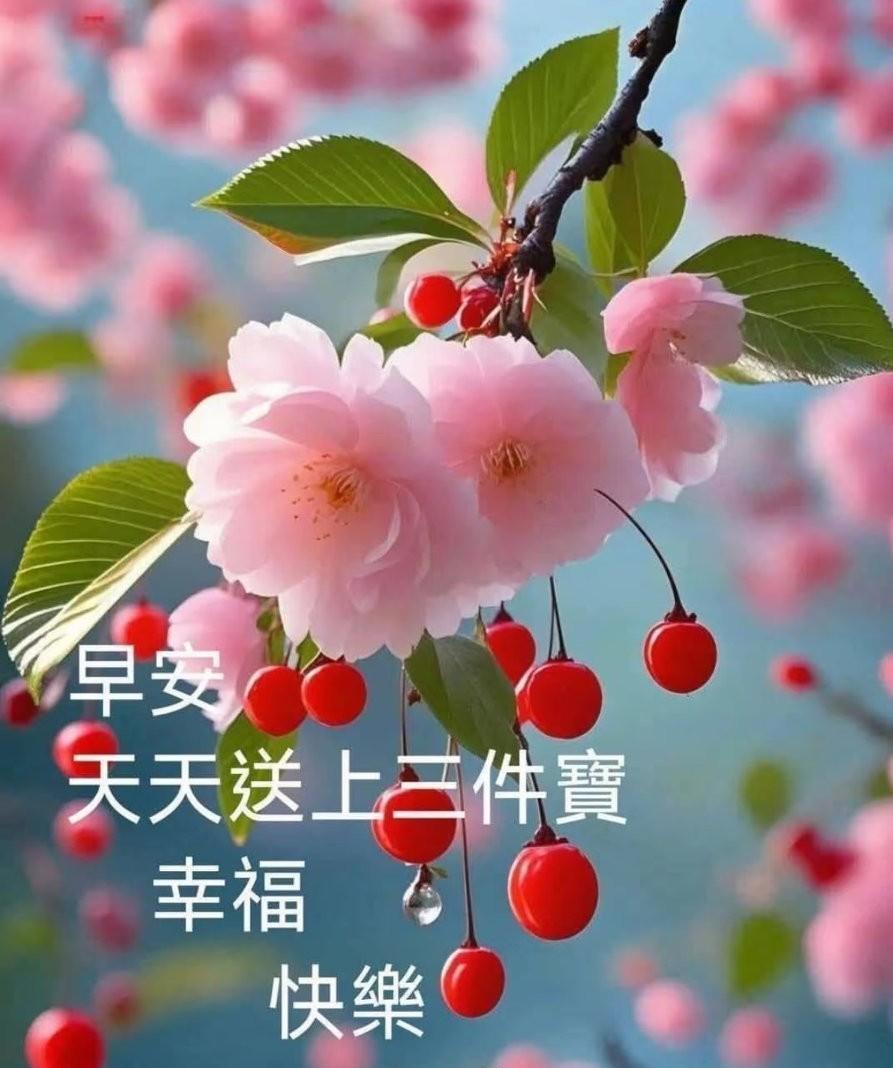 新的一天，新的幸运！愿你微笑面对每个瞬间，好运如影随形，幸福不请自来。[太