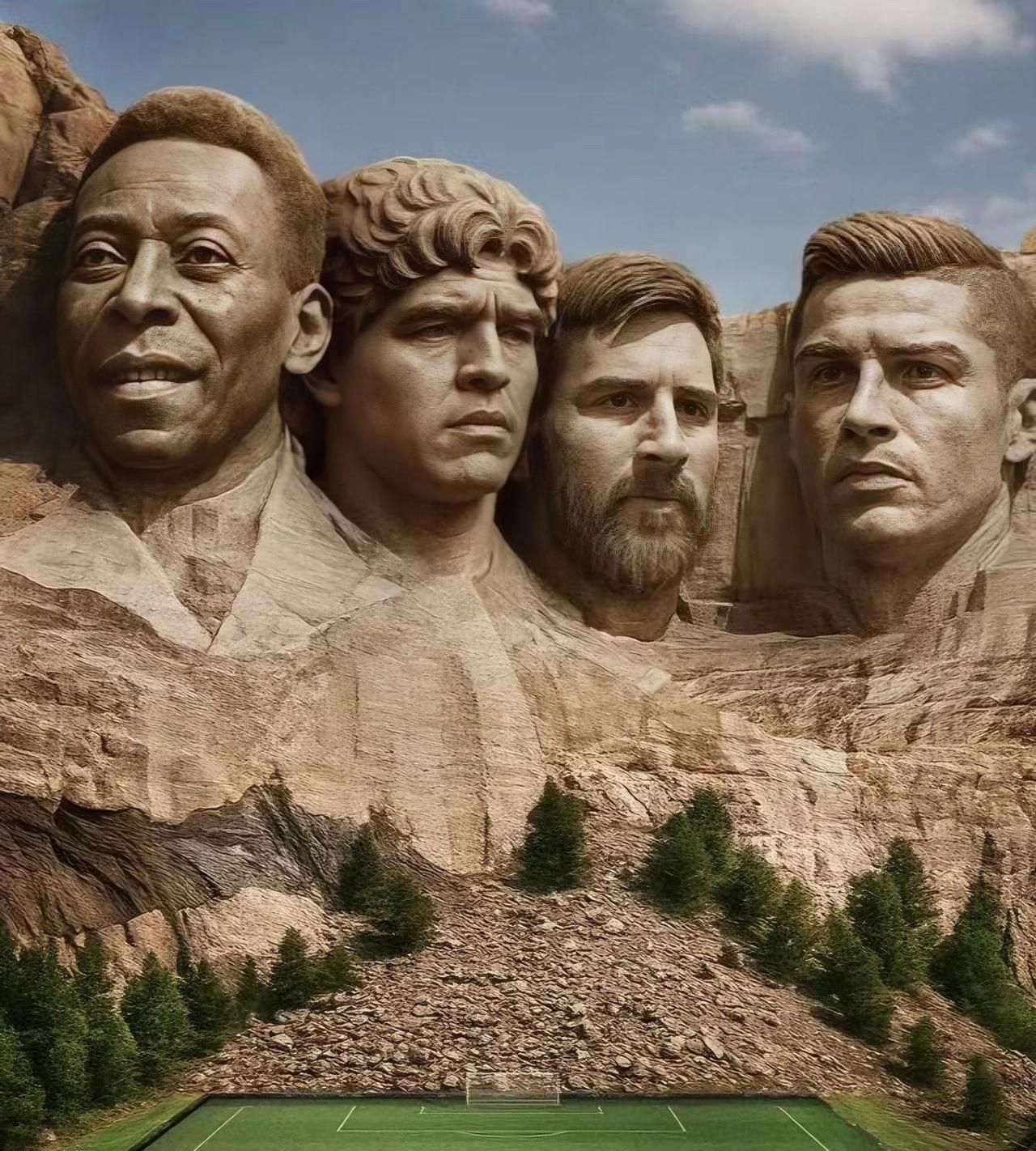 #2026最想实现的一件事#足坛总统山最新排名出炉：第一名：球王贝利。他是唯一