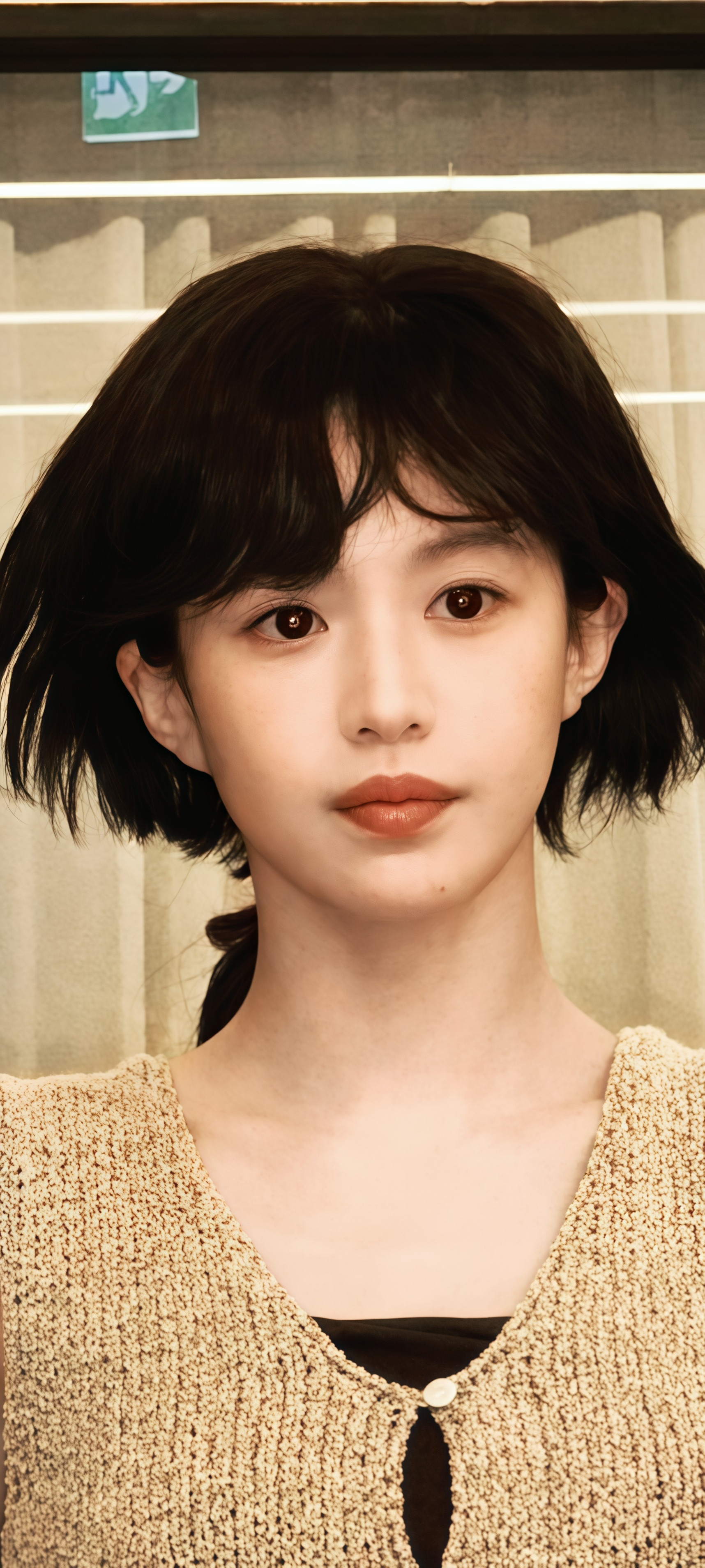 高允真头像壁纸更新女神真的什么发型都好看