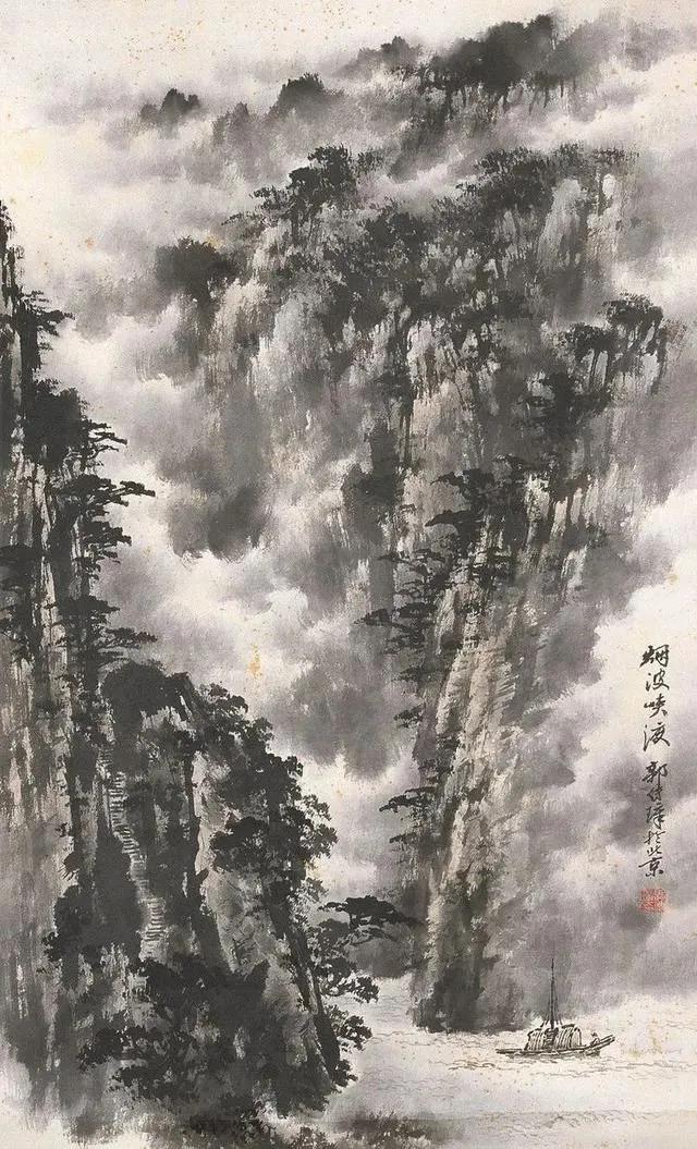云海山水，氤氲淋漓！仿佛把观赏者也带入人间仙境！